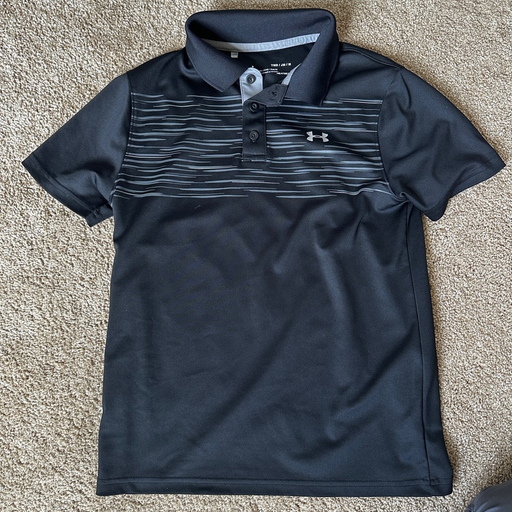 Under Armour Black Performance Polo Shirt